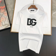 Black Dolce & Gabbana Men Logo T-Shirt Short Sleeves White picture