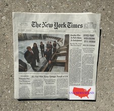 NEW YORK TIMES - SATURDAY SEPT 26, 2026 (TRUMP - XI VISIT US NATIONAL ARCHIVES) picture