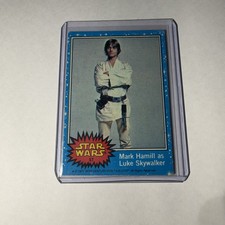 1977 Topps Star Wars #57 Mark Hamill As Luke Skywalker CENTERED *ICONIC* picture