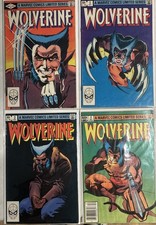Wolverine Limited Series #1-4 (1982) 4 Comic Lot Marvel # 4 is A Newsstand** picture