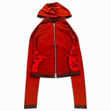 Vivienne Westwood Red Label Orange Logo Hooded Full Zip Jacket Women's M picture