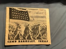 Antique WWII Camp Barkeley Texas Army History Book Abilene picture