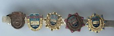 Vintage Collectible Greyhound Bus Employee Service Award Enamel 5 Pin On Pin Bar picture