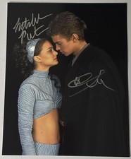 Hayden Christensen And Natalie Portman Signed Photo, 8x10 with COA, Star Wars picture