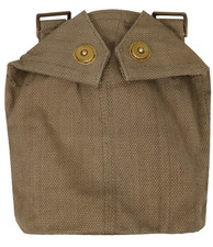 Authentic Danish M45 Khaki Canvas Canteen Pouch Cover British Army P44 Style picture