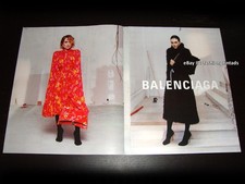 BALENCIAGA 4-Page PRINT AD Winter 2023 ISABELLE HUPPERT Vittoria Ceretti picture