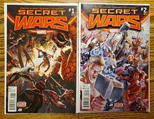 Secret Wars #1 & #2 (2015) 1st appearance of God Emperor Doom High Grade picture