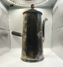 Vintage WWII Reed & Barton Silver Soldered U.S. Navy MilitaryCoffee Pot 3600 picture