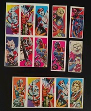 Vintage Japan Ultraman Menko Uncut Blocks Lot EX Triple Fighter,Mirrorman,Lion M picture
