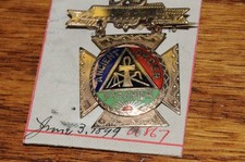 Ancient Order Pyramids  Fraternal Organization Pin Gold Filled 1899 Historical** picture
