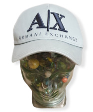 Used Men Armani Exchange Light Green Hat Cap Leather Strap picture