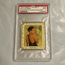 1934 Garbaty Cigarettes Series 2 #256 Phyllis Barry Tobacco Card PSA 9 picture