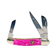 NEW COLORS - EAGLE EDGE Pocket Knife, Stockman THREE Blade, 3.25