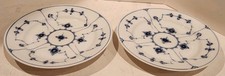 Rare Antique Royal Copenhagen Blue Fluted Plain Round Plate 1st Old Mark 8 3/8