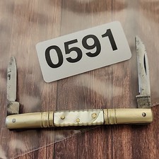 ANTIQUE Germania Cutlery Works Tiny Half Congress Pocket Knife Made In Germany picture