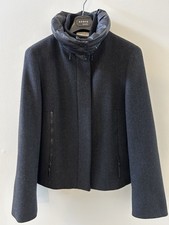 Akris Punto Women's Coat Gray Color Size 10 picture
