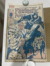 Rare Foom ? 1974 Vintage Poster 12 X 19 Fantastic Four 82? Soft Paper Print picture