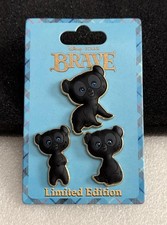 Disney DSF DSSH Pixar Brave Bear Cubs Triplets 3 Pin Set LE 300 picture