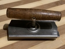 Vintage Edlund Top Off Jar & Bottle Screw Top Opener Brown Wood Handle picture
