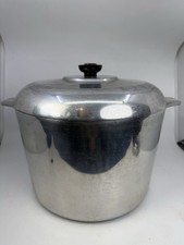 Vintage MAGNALITE GHC 12 Quart Round Stock Pot Dutch Oven & Lid Made in USA Rare picture