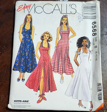 McCall's Easy 6568 Misses Dresses Sewing Pattern Size B 8-10-12 Uncut picture