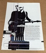 KORG TUNERS - JOE SATRIANI - 2000 Print Advertisement picture