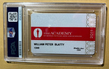 William Peter Blatty Signed Academy Award Membership Card PSA/DNA Slab Exorcist picture