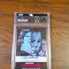 Horror Legends Nick Castle Auto 1/1 Sketch Michael Myers Card picture