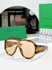Bottega Veneta BV1345S Sunglasses Women Oversized Amber Tortoiseshell Authentic picture