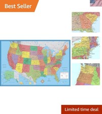 48x78 Huge ,  Classic Elite Wall Map Laminated picture