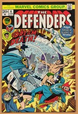 DEFENDERS  # 6   8.5    VERY FINE+   SUBMARINER, HULK, DR. STRANGE, VALKYRIE picture