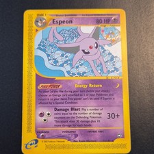 Nintendo Espeon 11/147 Holo Rare 80 HP Psychic Pokemon Card ENG 2002 picture