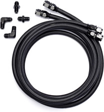 6AN Transmission Cooler Lines Compatible with 4L60 700R4 TH350 TH400 7 Ft Long H picture
