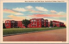 Fargo, ND Linen Postcard 