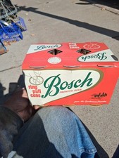 *ORIGINAL CONDITION* Vintage Bosch Beer 6 Pack Carrier with Cans Houghton MI picture