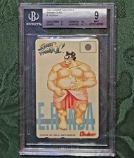 1991-1992 Street Fighter II E. Honda Japanese Phone Card BGS 9 MT Gamest Capcom picture