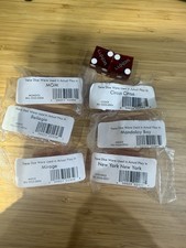 Las Vegas Casino Dice  Used In Actual Play In. Lot 7 MGM Aria Belagio Mirage NY picture
