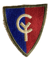 A WWII US Army 38th Infantry Division Patch Cyclone Pristine-Original Cut Edge picture