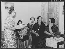 Photo:Gage County Nebraska Helping Hand Society Farm Ladies Meeting 1938 picture