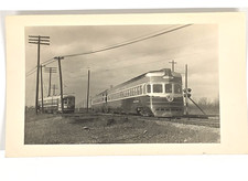 C. 1940s Illinois Central Land Of Corn Gas Rail Car Snapshot Photo picture
