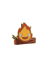 Cute Calcifer Hard Enamel Pin Metal Badge 1.2
