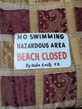  Jaws Classic No Swimming Hazardous Area Beach Tin Metal Signs Home Décor 8x12 picture