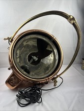 HUGE~General Electric Novalux Rare 1930's Copper Floodlight picture