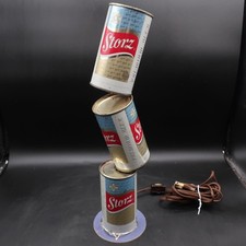 1960s Vintage STORZ BEER ROTATING CANS Bar Store Display  - Unique RARE picture