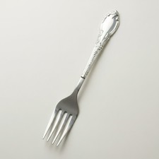 Solid genuine sterling silver fork hallmarked 925 handmade S000011 Empress picture