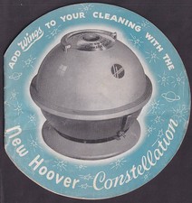 Hoover Constellation Vacuum Cleaner Add Wings to Your Cleaning brochure 1954 picture
