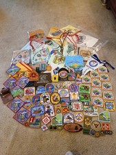 Huge Lot of Vintage BSA Patches and Scarves Lot picture