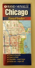 Vintage 1995 Chicago Rand McNally Easy Finder Map picture