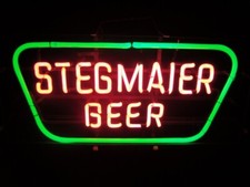 Circa 1950s Stegmaier Beer 2-Color Neon, Wilkes-Barre, Pennsylvania picture
