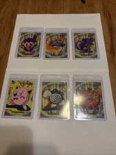 Topps Pokemon 2000 Wartortle Jigglypuff  6/ 10, TV Animation Edition Lot Of 6 picture
